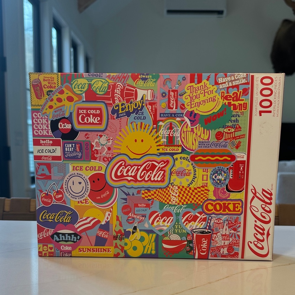 Coca-Cola Colorful Collage Puzzle
